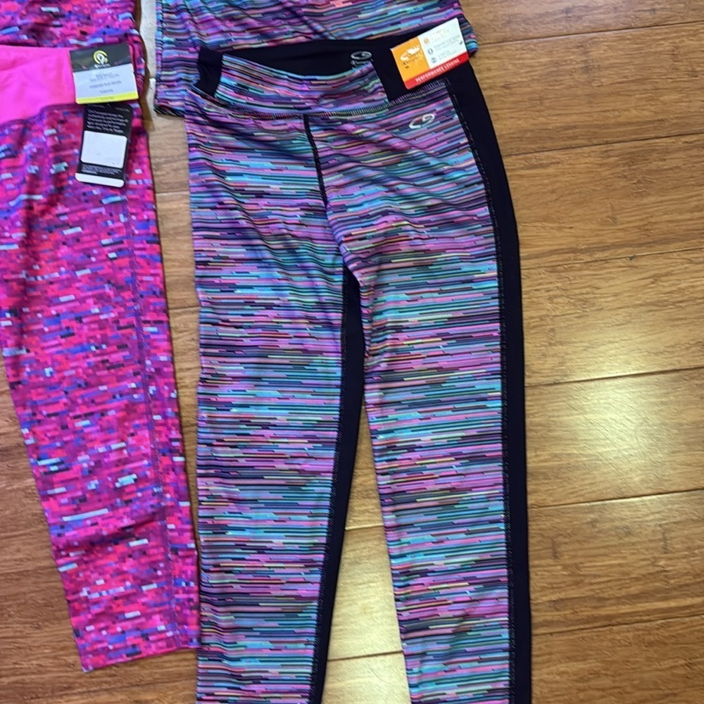 C9 by champion girls sets: jacket, and 2 tops, 2 leggings size large (10-12) NWT - Picture 7 of 9